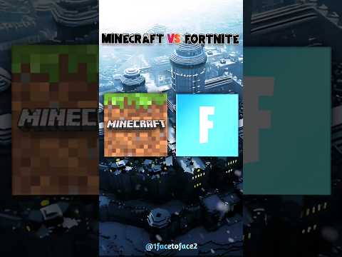 Minecraft VS Fortnite 🔥💥🔥 #minecraft