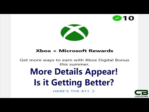 Xbox Digital Bonus on Microsoft Rewards - More Xbox Live Rewards Transition Details