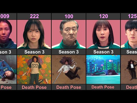 Squid Game Player Death Pose