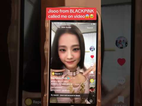 OMG😱 Jisoo called me on video🥹💕#prank #fun #jisoo #blackpink #call #chat #funny #fyp #birthday