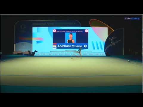 European Championships Asriian Milena Ribbon