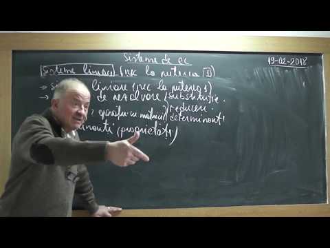 4/4 1685 Liceu Sisteme de ecuatii liniare Metoda Substitutiei Reducerii Matrice Determinanti