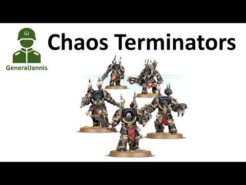 Chaos Terminator Squad review best weapons  - GeneralJannis  - WH40k 10th edition