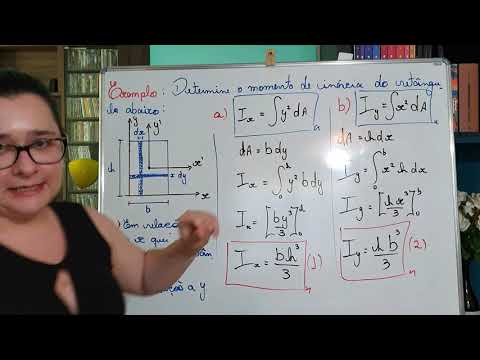 Momento de inércia por integração