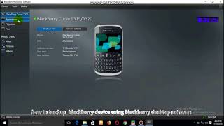 how to backup a blacberry device using blackberry desktop software