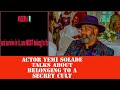 Actor Yemi Solade talks about belonging to a secret cúlt after crying out for being depressed 😔