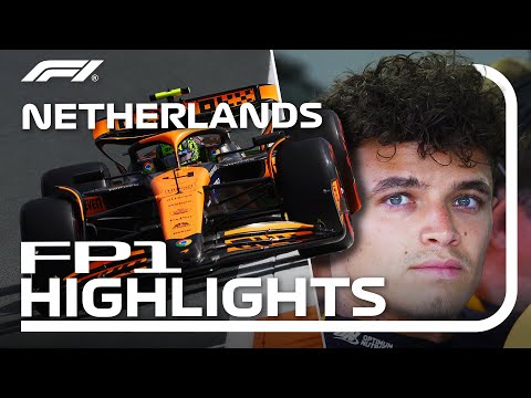 F1 2024 F1第15戦オランダGP(ザントフォールト)FP1ハイライト動画