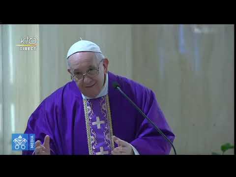 Messe du pape François à Sainte-Marthe du 18 mars 2020