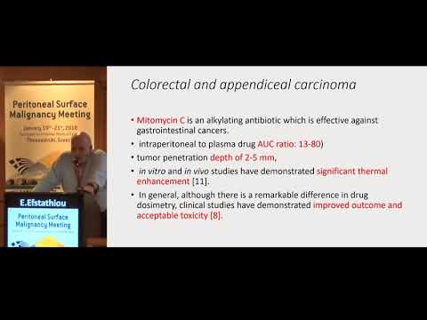 E Efstathiou - Drugs for IP chemotherapy