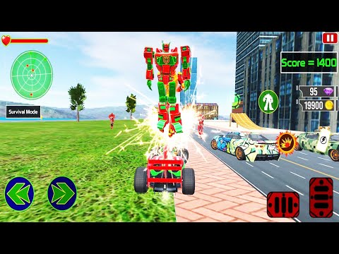 Robot Games #02 – Eagle Robot Formula Car Games [Transformation games]