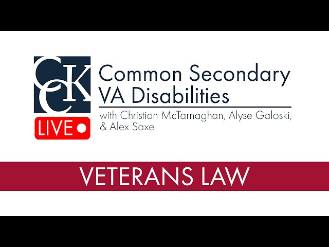 Most Common Secondary VA Disabilities