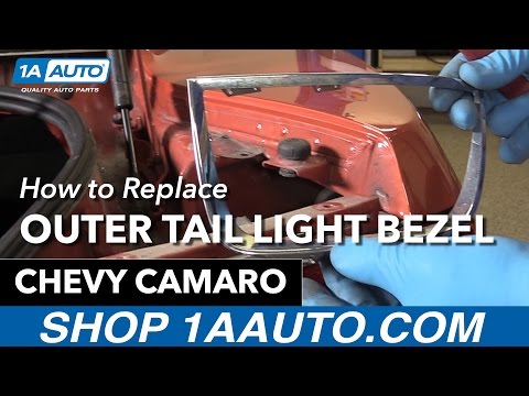 How to Replace Outer Tail Light Bezel 10-13 Chevy Camaro
