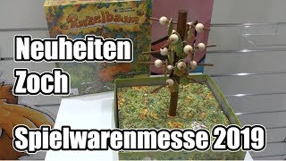 Spielwarenmesse 2019: Zoch Neuheiten - Purzelbaum - Go Gecko Go - Ab durch die Mauer -  Rück's raus