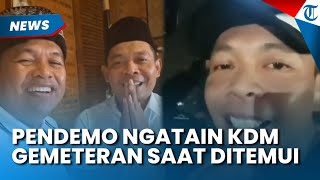 Nyali Ciut! Detik-Detik Pendemo yang Hujat Dedi Mulyadi Mendadak Gemeteran saat Disamperin Langsung