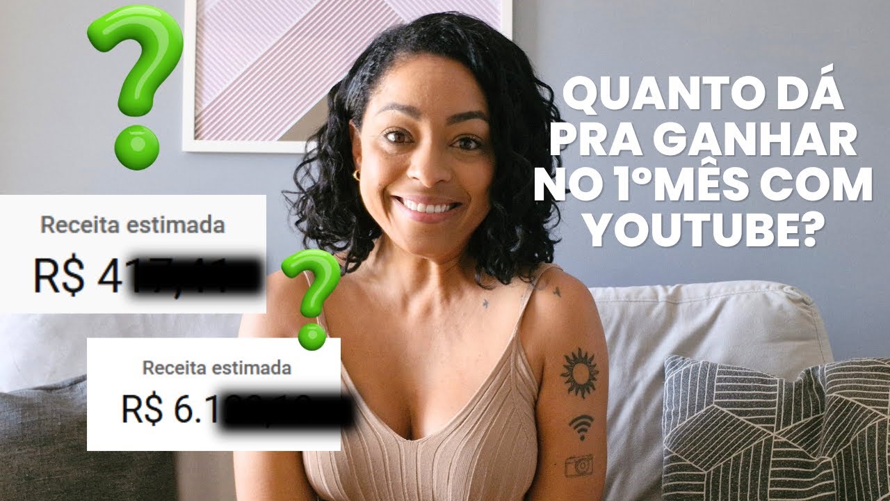 HOW MUCH CAN YOU EARN IN THE FIRST MONTH with YOUTUBE?︱by Daniela Cândido