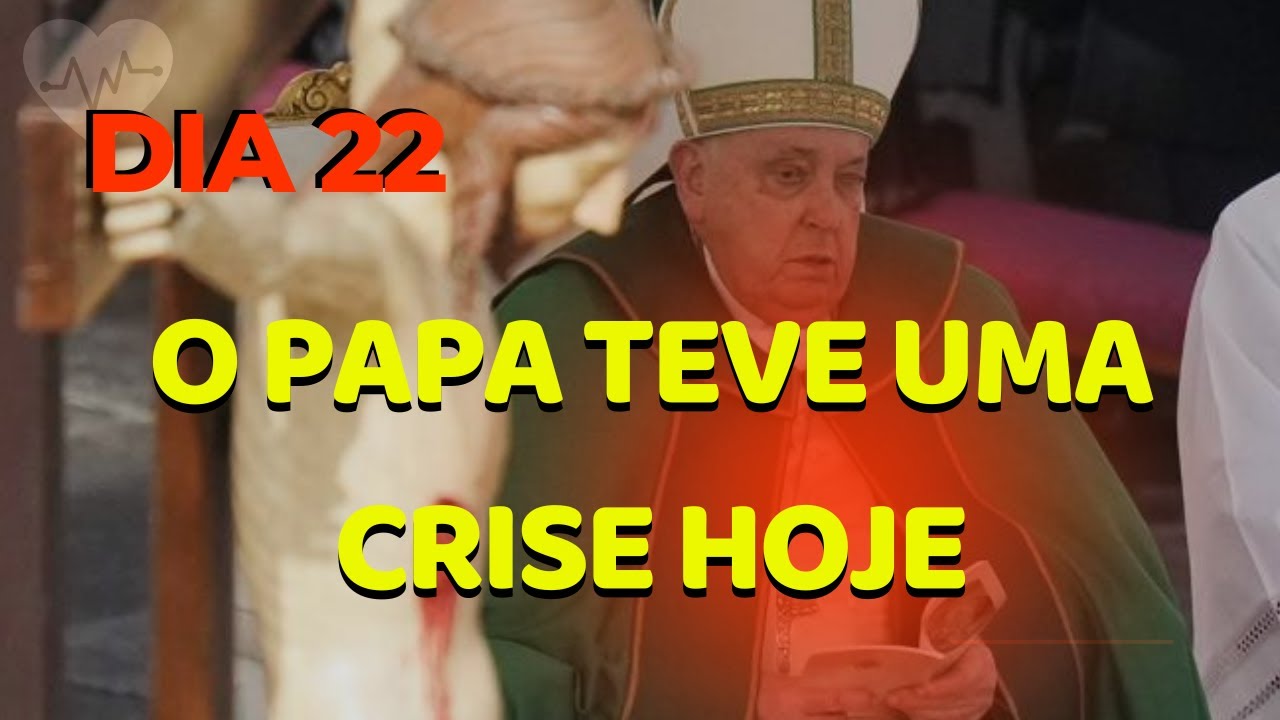 Recebemos uma notícia alarmante: O papa piorou e recebeu uma transfusão de sangue.
