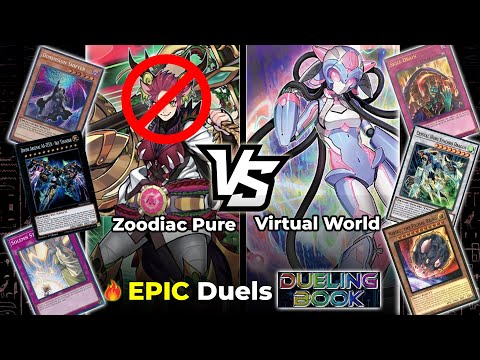 Zoodiac Pure vs Virtual World 🔥 High Rated Yugioh Top Decks 2021 Dueling Book