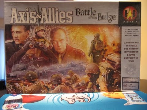 Axis & Allies Battle of the Bulge - game Set Up video