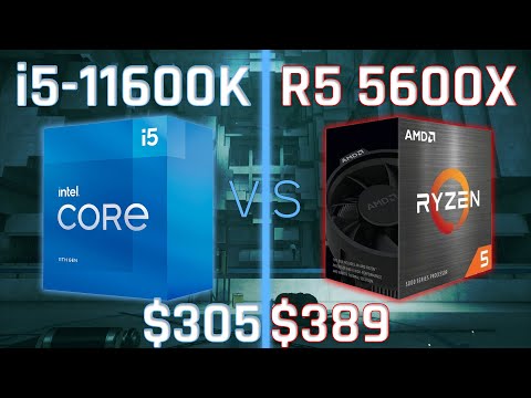 i5-11600K vs R5 5600X | Gaming, Blender, Cinebench, Power