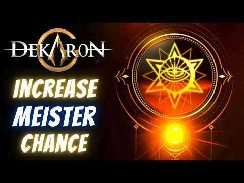 Dekaron G How to Increase Meister Success Chance (Up to 90%)