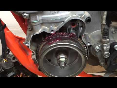 How-to Service the KTM 250/300 E-Starter Gear Drive