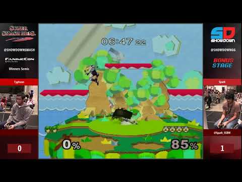 FanimeCon Bonus Stage: Melee - Winners Semis: Typhoon (Marth) vs Spark (Sheik)
