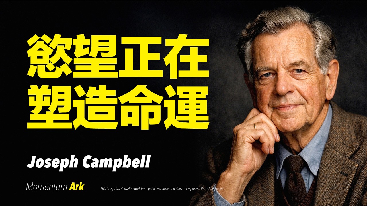 動量方舟 | 你還沒發現，你的人生，早就被一個慾望決定，99%的人輸在這一步：不敢面對真正的慾望。真正決定命運的，不是努力，而是你壓抑的慾望 | 約瑟夫‧坎伯 Joseph Campbell