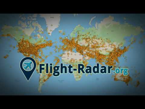 Flight Radar - 48 hours in 45 seconds
