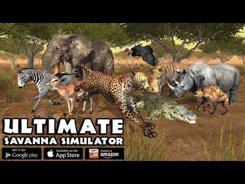 Hippo VS Lion, Cheetah, Hyena, Ultimate Savanna Simulator