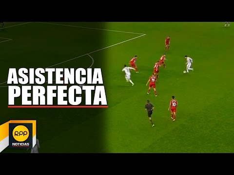 Pase milimétrico de James Rodríguez