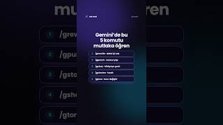 Miniaturka - Gemini ile Metin Düzenleme: Bu 5 Komutu Mutlaka Öğren (/grewrite /gpunch /gtone) #shorts