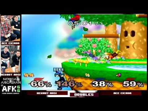 Norcal Arcadian 4 - Doubles Winners Semis - cicada and Ace vs Kevbot and Anson