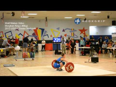 Morghan King (-48kg) 2013 Senior Nationals Attempts