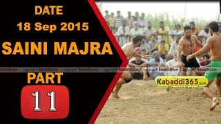 (1) Saini Majra (Mohali) Kabaddi Touranament 18 Sep 2015