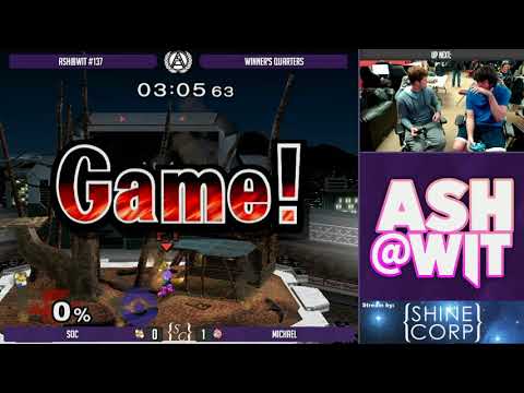 SOC (Fox) vs Michael (Jigglypuff) - ASH@WIT #137 Melee Winner's Quarters