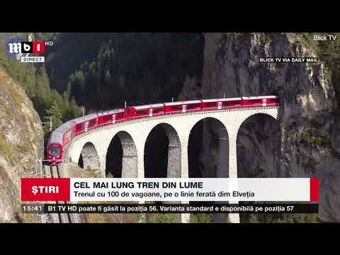 CEL MAI LUNG TREN DIN LUME_Știri B1_30 oct 2022