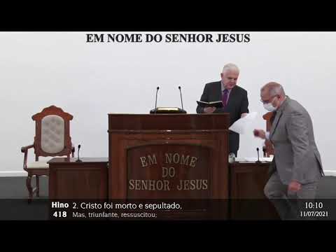 CCB HINO 418 SÓ JESUS CRISTO, SANTO CORDEIRO