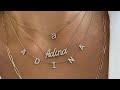 Adina's Jewels Block Name Necklace
