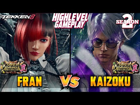 T8 – FRAN (Anna Williams) vs KAIZOKU (Lars) – Tekken 8 High Level Gameplay