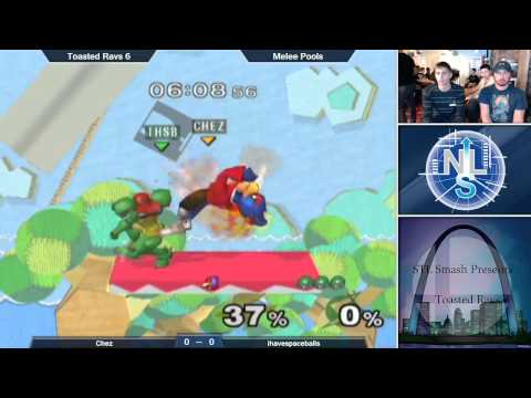 Toasted Ravs 6 Melee Singles Melee Pools: Chez (Falco) Vs. ihavespaceballs (Samus)