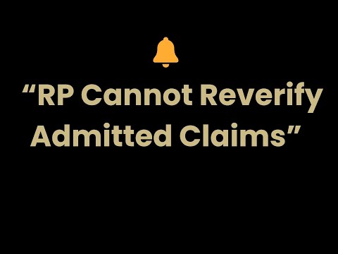 "Can an RP Reject a Claim Already Admitted by IRP?
