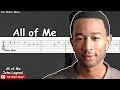 John Legend - All of Me Guitar Tutorial