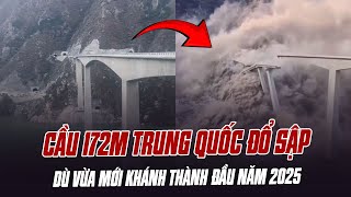 中国172米高的香港大桥坍塌，宛如恐怖电影场景：预计2025年初通车