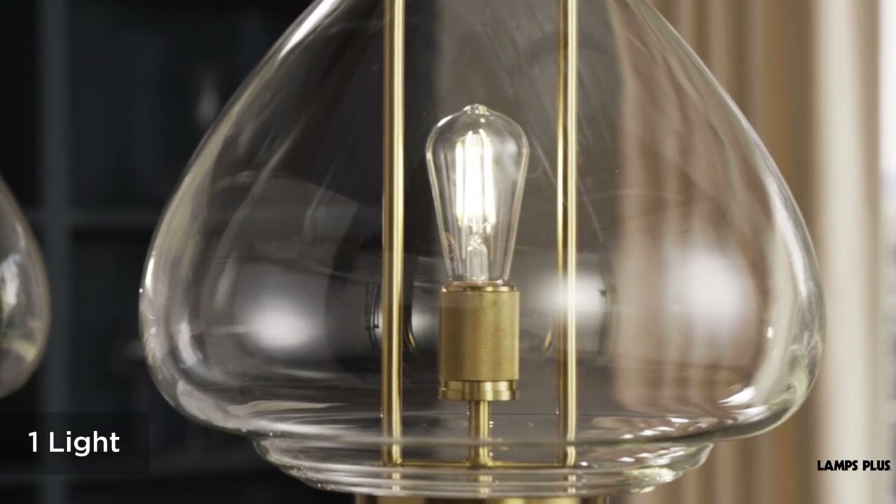 Video 1 Watch A Video About the Possini Euro Hermine Soft Gold Pendant Light