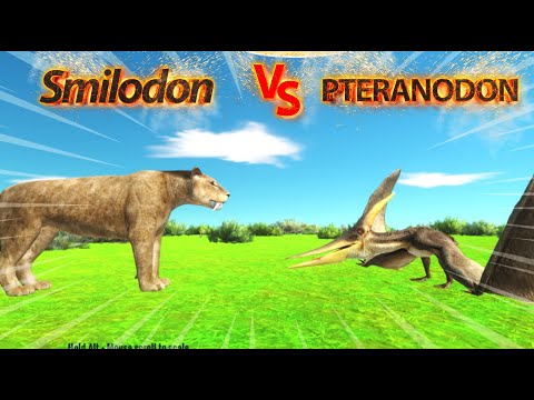 smilodon Vs PTERANODON ! ARBS