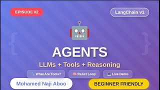 LangChain Agents Tutorial #2 - Tools, ReAct Loop & Live Demo