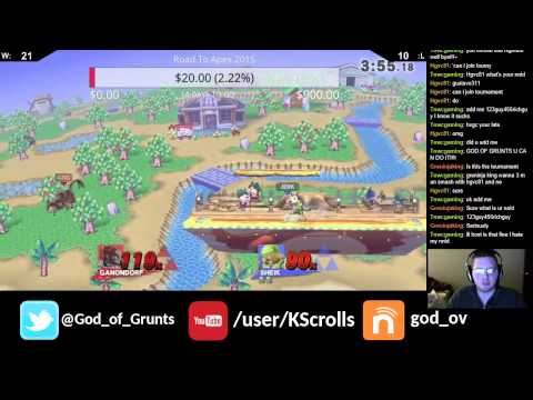 Events2Compete Winners: GodofGrunts (Ganon, Capt. Falcon) vs Jerk (Sheik)
