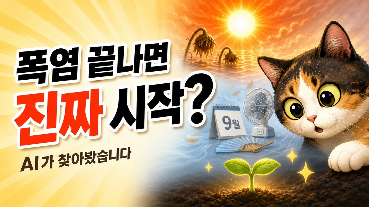 더위가 꺾일 때 폭염 관련주를 찾아본 이유 (AI 펀드매니저 10편)