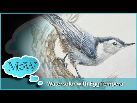 Exploring a NEW (old) medium. My Egg Tempera Adventure With Watercolor.