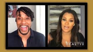 Claudia Jordan Talks Career , #RHOA, DMX tweet , #Foxsoul Cocktails with Queens & Tea-G-I-F success video